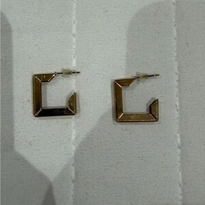 Geometric Gold Earrings